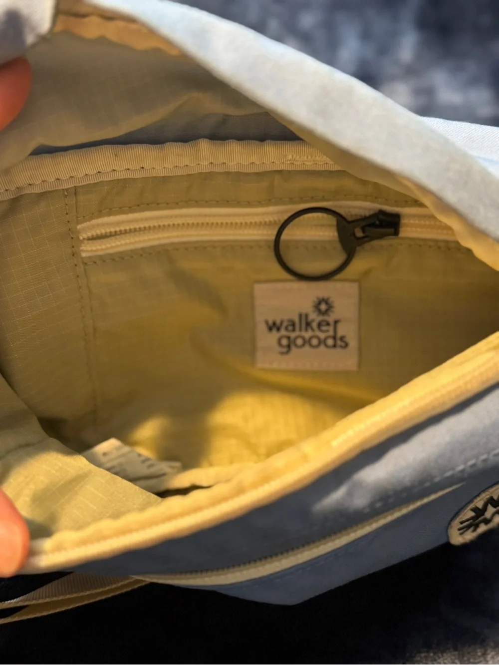 Walker goods Hip pack Fanny pack light blue